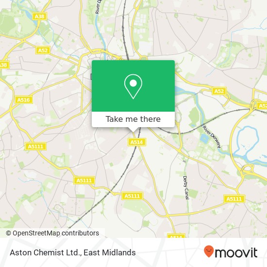Aston Chemist Ltd. map