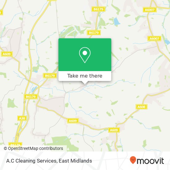 A.C Cleaning Services map