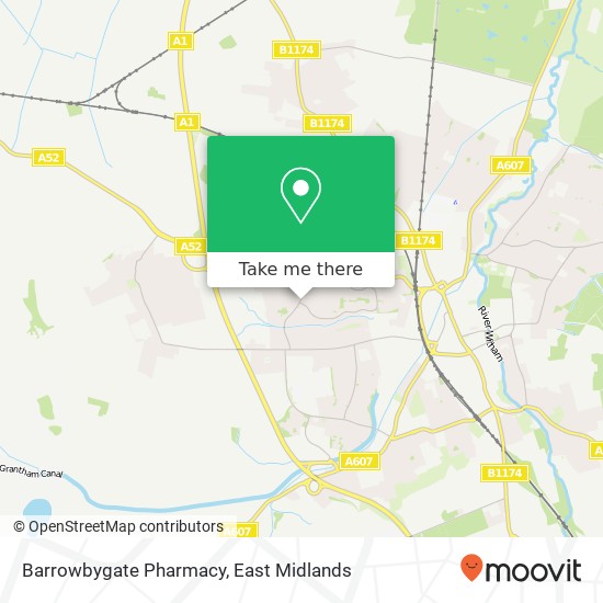 Barrowbygate Pharmacy map