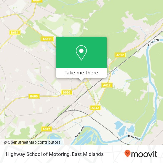 Highway School of Motoring map