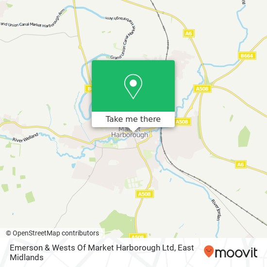 Emerson & Wests Of Market Harborough Ltd map