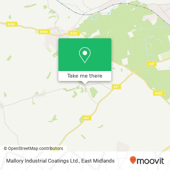 Mallory Industrial Coatings Ltd. map