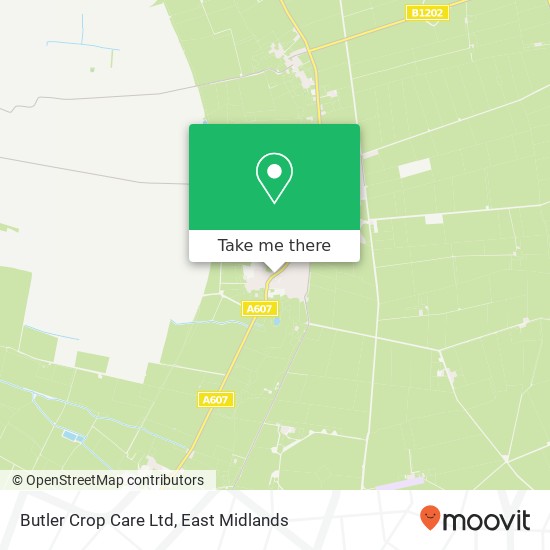 Butler Crop Care Ltd map