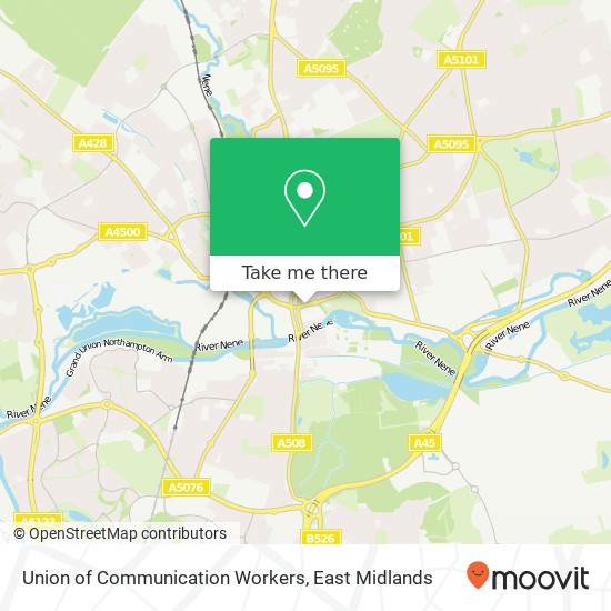 Union of Communication Workers map