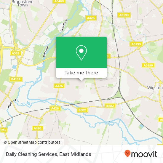 Daily Cleaning Services map