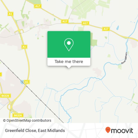 Greenfield Close map