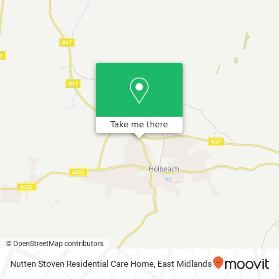 Nutten Stoven Residential Care Home map