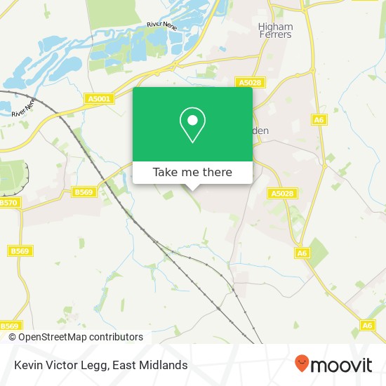 Kevin Victor Legg map