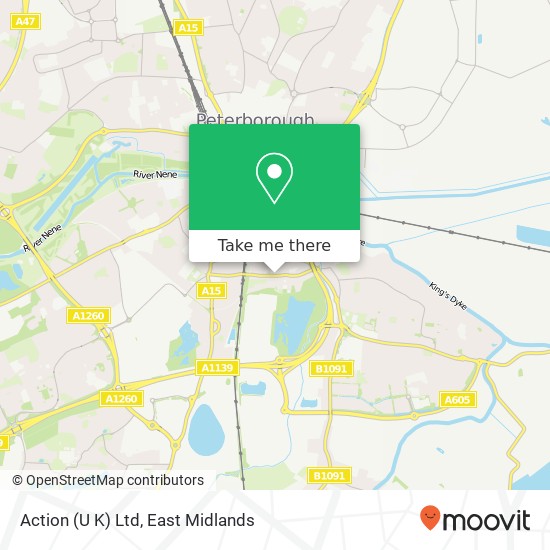 Action (U K) Ltd map