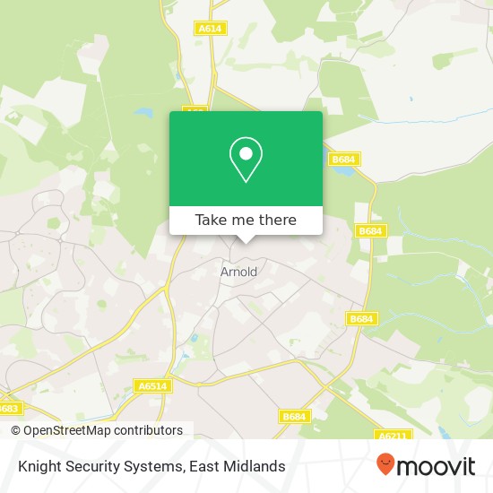 Knight Security Systems map