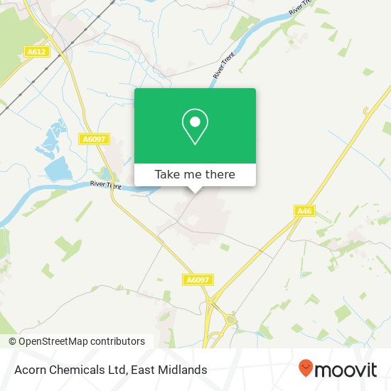 Acorn Chemicals Ltd map