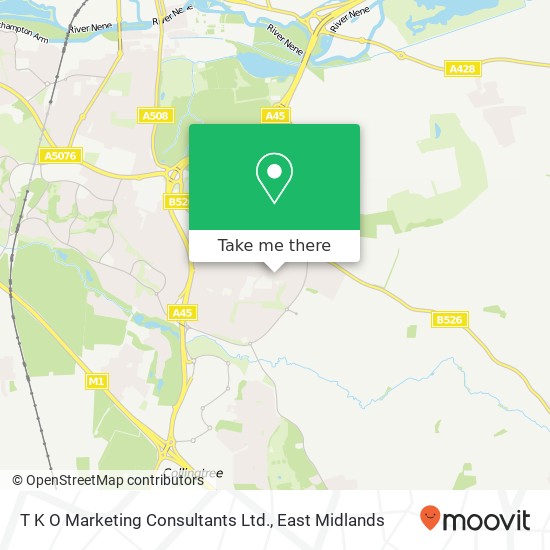 T K O Marketing Consultants Ltd. map