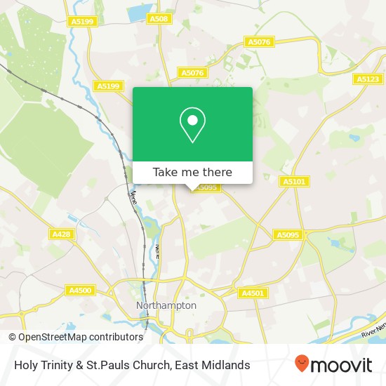 Holy Trinity & St.Pauls Church map