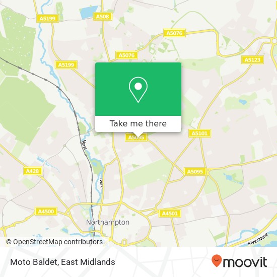 Moto Baldet map