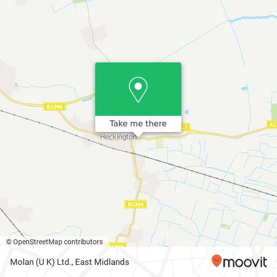 Molan (U K) Ltd. map