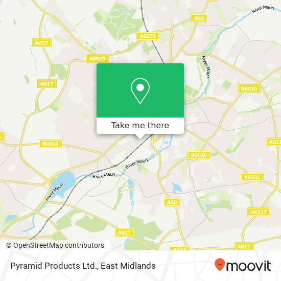 Pyramid Products Ltd. map