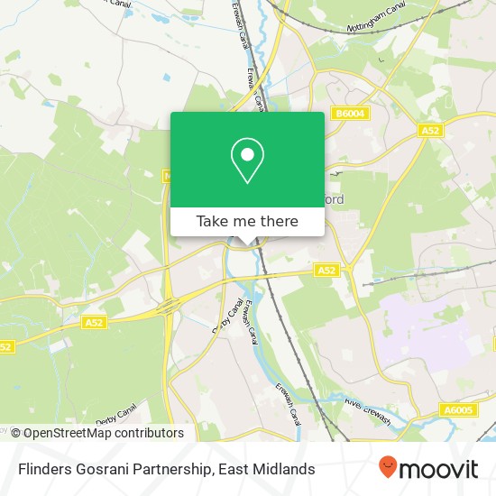 Flinders Gosrani Partnership map