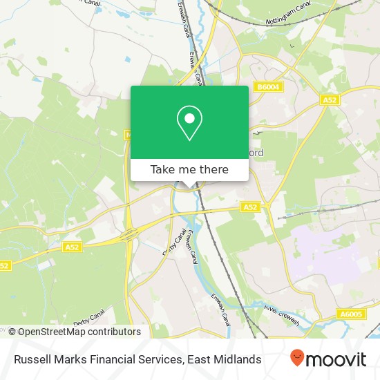 Russell Marks Financial Services map