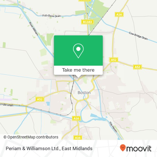 Periam & Williamson Ltd. map