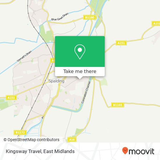 Kingsway Travel map