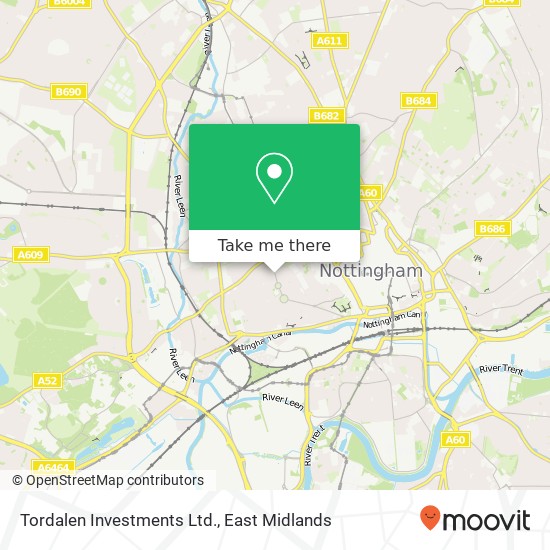 Tordalen Investments Ltd. map