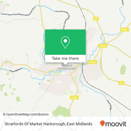 Stratfords Of Market Harborough map