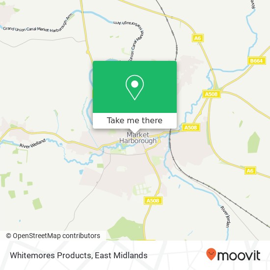 Whitemores Products map