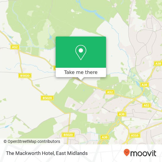 The Mackworth Hotel map