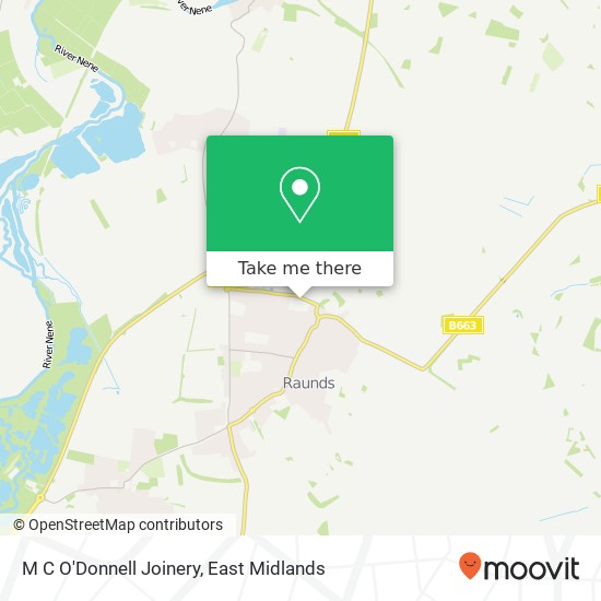 M C O'Donnell Joinery map