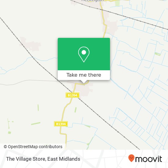 The Village Store map
