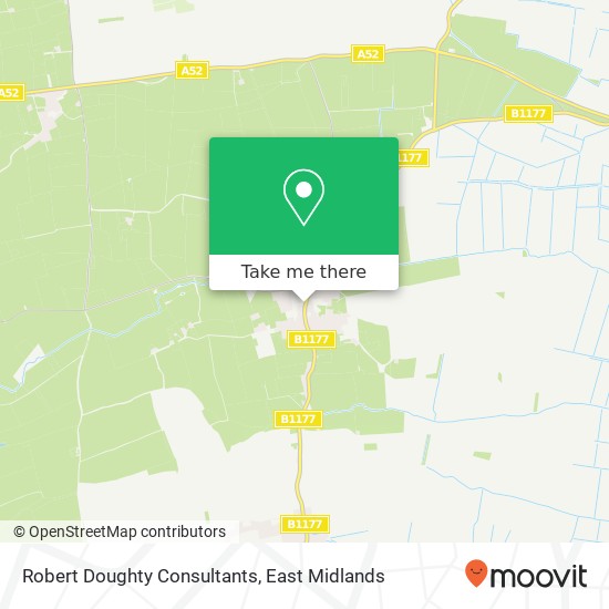 Robert Doughty Consultants map