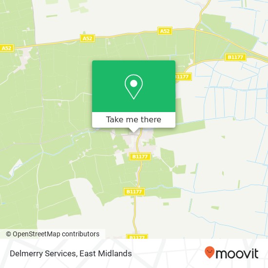 Delmerry Services map