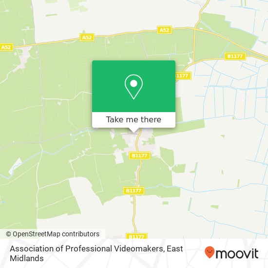 Association of Professional Videomakers map