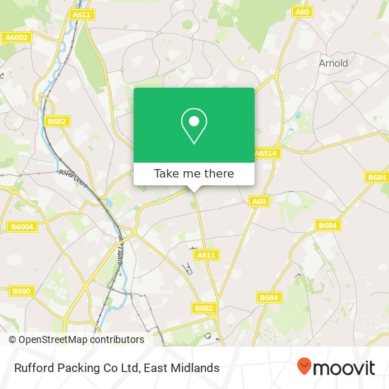 Rufford Packing Co  Ltd map