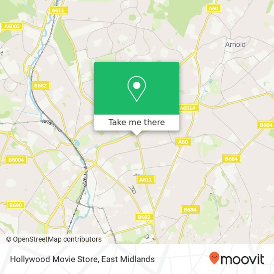 Hollywood Movie Store map