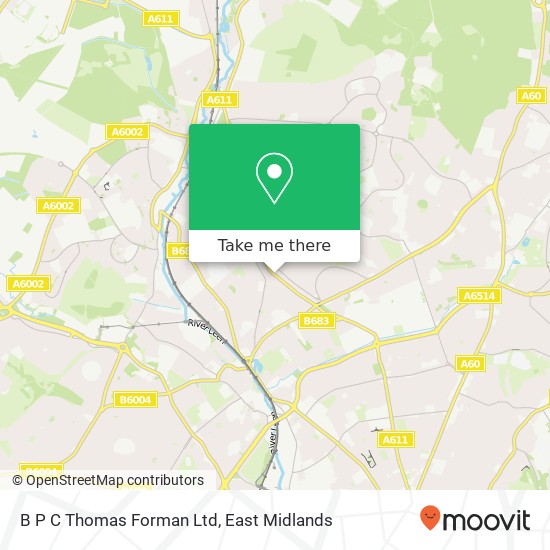 B P C Thomas Forman Ltd map