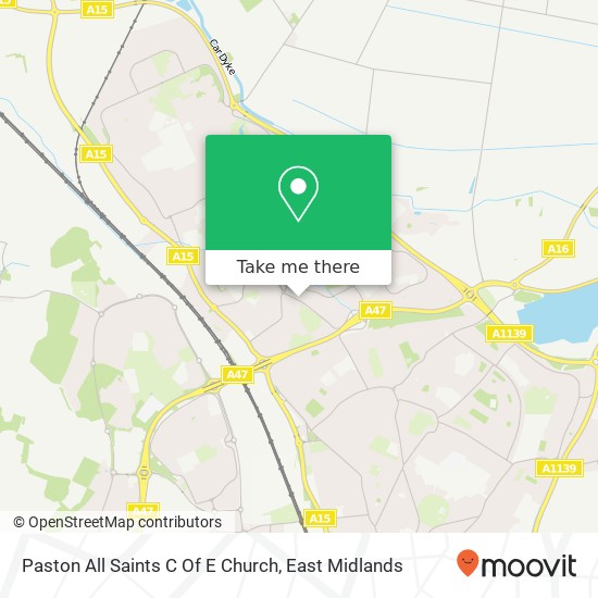 Paston All Saints C Of E Church map