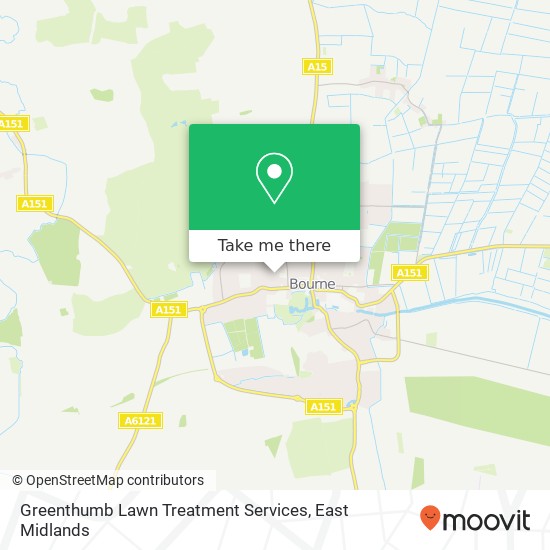 Greenthumb Lawn Treatment Services map