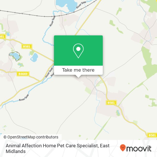 Animal Affection Home Pet Care Specialist map