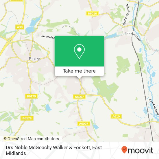 Drs Noble McGeachy Walker & Foskett map