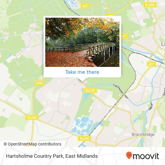 Hartsholme Country Park map
