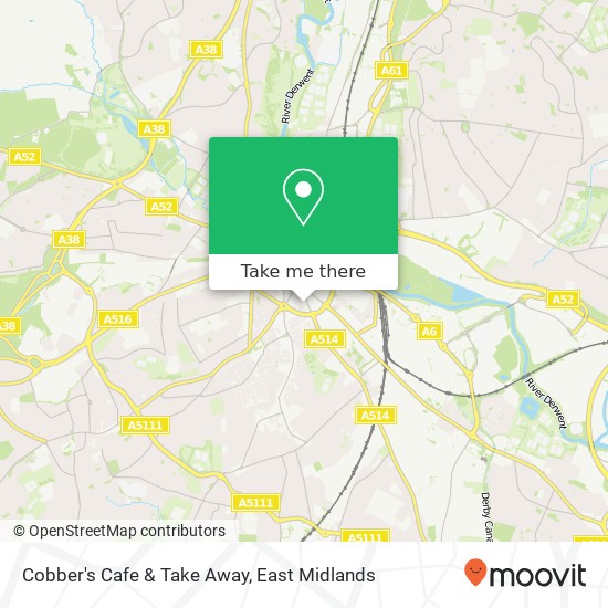 Cobber's Cafe & Take Away map