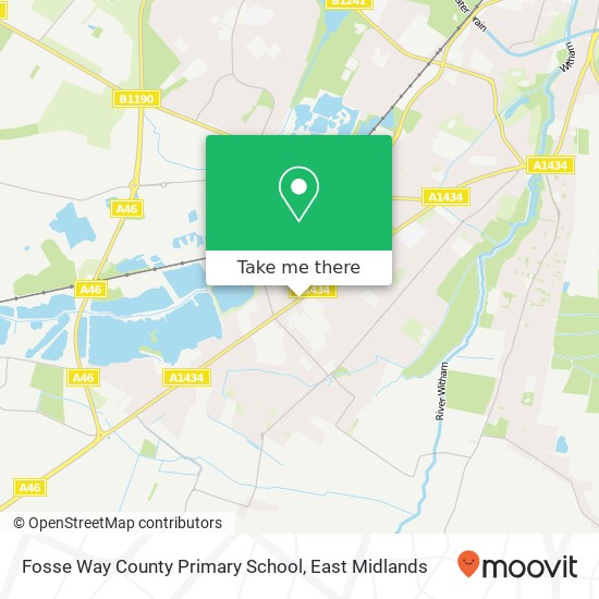 Fosse Way County Primary School map