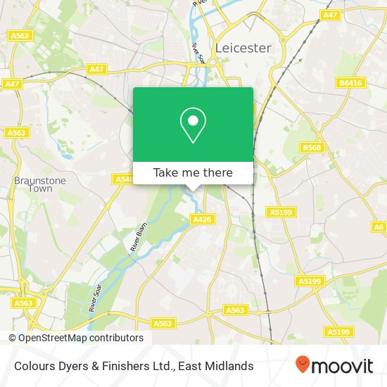 Colours Dyers & Finishers Ltd. map