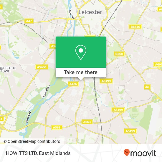 HOWITTS LTD map