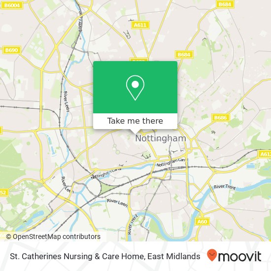 St. Catherines Nursing & Care Home map