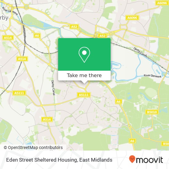 Eden Street Sheltered Housing map