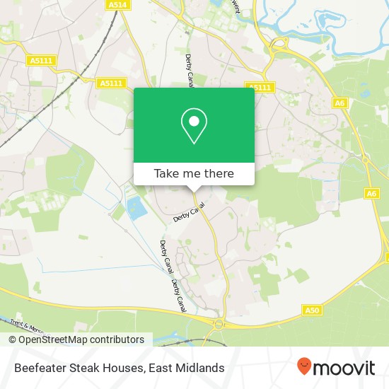 Beefeater Steak Houses map