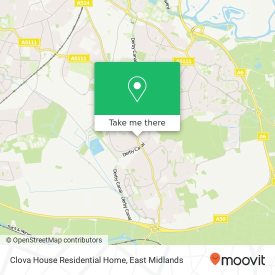 Clova House Residential Home map