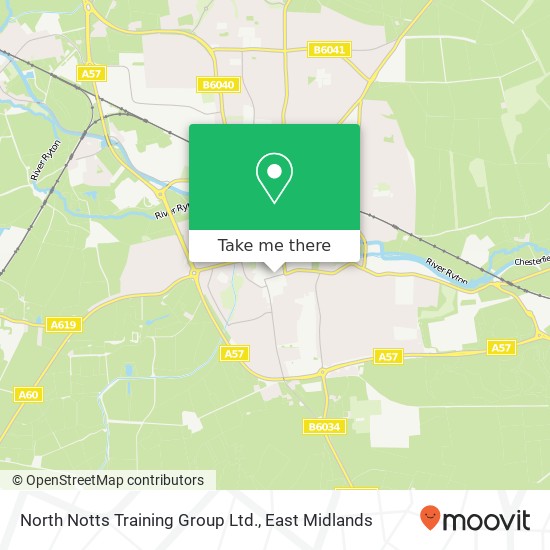 North Notts Training Group Ltd. map